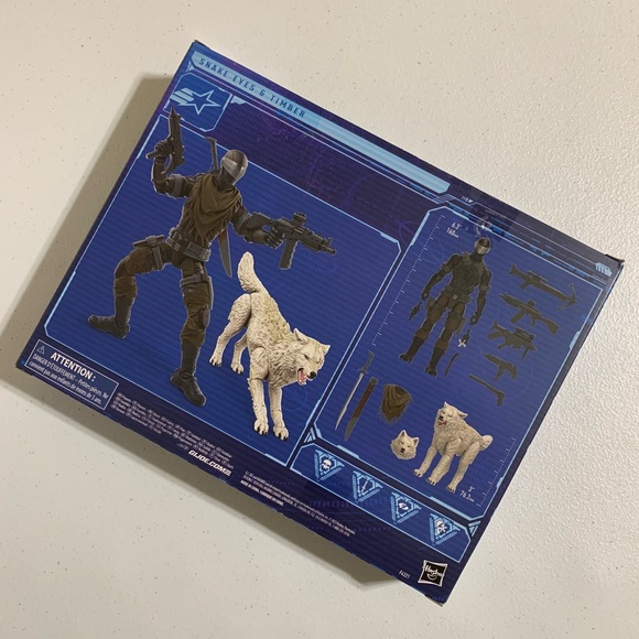 Hasbro G.I. Joe Classified Series: Snake Eyes & Timber Action Figures #52-NIB - Picture 4 of 6